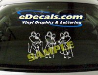  FTS126 Mice Mouse Fantasy Cartoon Decal