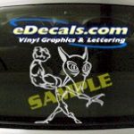 FTS127 Alien Muscle Dude Fantasy Cartoon Decal