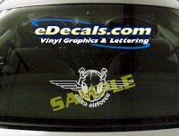  FTS129 Alien Airforce Fantasy Cartoon Decal