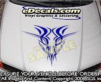 HDA100 Tribal Hood Accent Graphic Decal