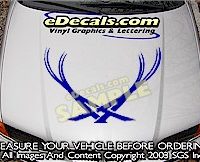 HDA103 Hood Accent Graphic Decal