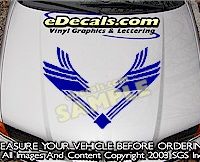 HDA104 Hood Accent Graphic Decal