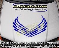 HDA105 Hood Accent Graphic Decal