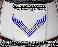 HDA106 Hood Accent Graphic Decal