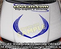 HDA108 Hood Accent Graphic Decal