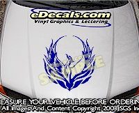 HDA109 Tribal Hood Accent Graphic Decal