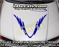 HDA110 Hood Accent Graphic Decal