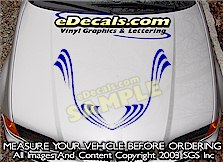 HDA111 Hood Accent Graphic Decal