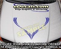 HDA112 Hood Accent Graphic Decal