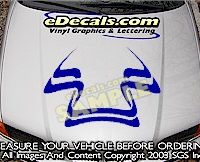 HDA113 Hood Accent Graphic Decal