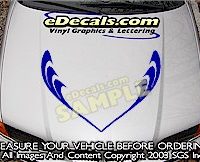 HDA114 Hood Accent Graphic Decal