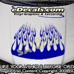 HDA115 Flame Hood Accent Graphic Decal