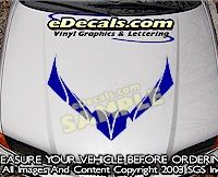 HDA116 Hood Accent Graphic Decal