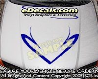 HDA120 Hood Accent Graphic Decal