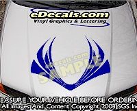 HDA121 Hood Accent Graphic Decal