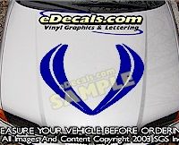 HDA122 Hood Accent Graphic Decal