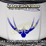 HDA124 Hood Accent Graphic Decal