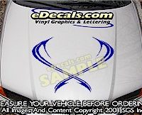 HDA126 Hood Accent Graphic Decal