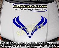 HDA128 Hood Accent Graphic Decal