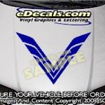 HDA129 Hood Accent Graphic Decal