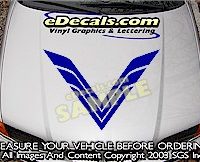 HDA129 Hood Accent Graphic Decal