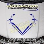 HDA134 Hood Accent Graphic Decal