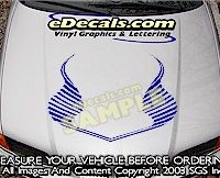 HDA137 Hood Accent Graphic Decal