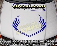 HDA139 Hood Accent Graphic Decal