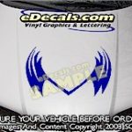 HDA144 Tribal Hood Accent Graphic Decal