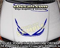 HDA147 Hood Accent Graphic Decal