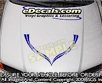 HDA148 Hood Accent Graphic Decal