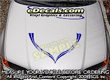 HDA148 Hood Accent Graphic Decal