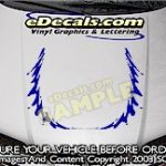 HDA150 Tribal Hood Accent Graphic Decal