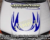 HDA151 Hood Accent Graphic Decal