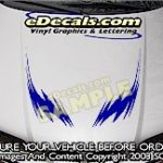 HDA152 Tribal Hood Accent Graphic Decal