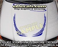 HDA153 Hood Accent Graphic Decal