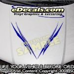 HDA154 Tribal Hood Accent Graphic Decal
