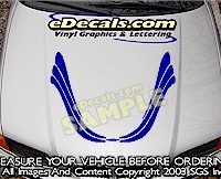 HDA155 Hood Accent Graphic Decal