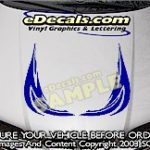 HDA156 Tribal Hood Accent Graphic Decal
