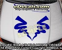 HDA158 Hood Accent Graphic Decal