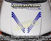 HDA161 Hood Accent Graphic Decal