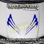 HDA164 Tribal Hood Accent Graphic Decal