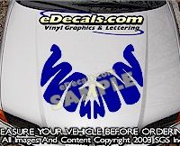 HDA165 Hood Accent Graphic Decal