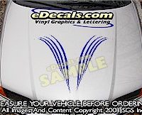 HDA167 Hood Accent Graphic Decal