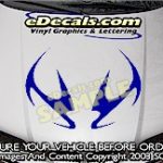 HDA169 Tribal Hood Accent Graphic Decal