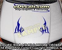 HDA170 Tribal Hood Accent Graphic Decal