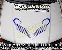HDA173 Hood Accent Graphic Decal