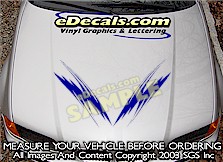 HDA175 Hood Accent Graphic Decal