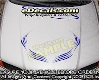 HDA177 Hood Accent Graphic Decal