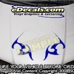 HDA180 Tribal Hood Accent Graphic Decal